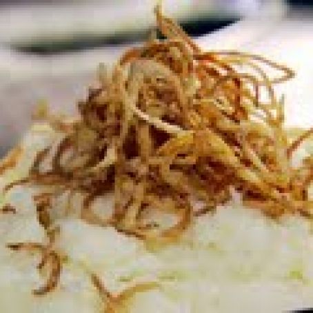 Mash Potatoes with Fried Shallots