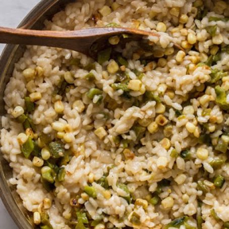 RISSOTTO - Roasted Corn and Poblano Risotto