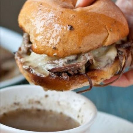 Beef Brisket French Dip Sandwiches (Slow Cooker)