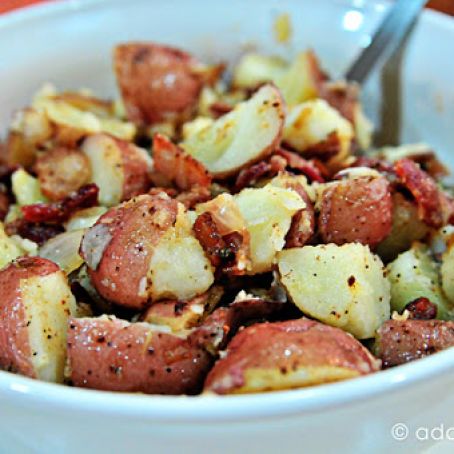 Warm Potato Salad with Bacon and Onion Recipe