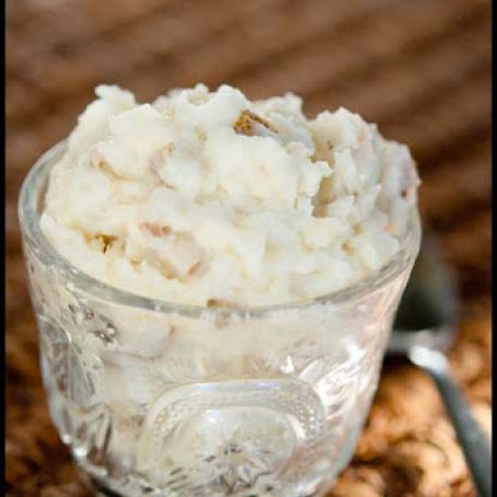 Skinny Garlic Mashed Potatoes