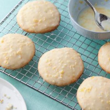 Lemon Ricotta Cookies with Lemon Glaze