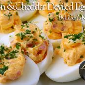 Bacon and Cheddar Deviled Eggs
