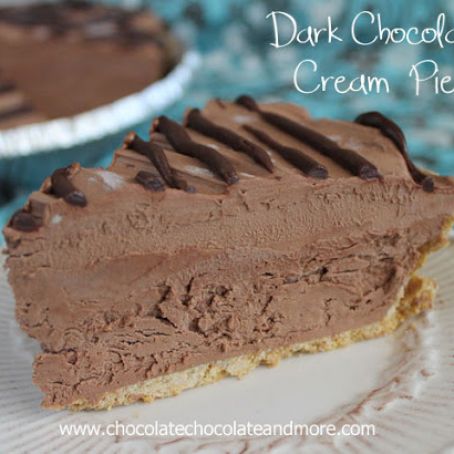 Dark Chocolate Cream Pie