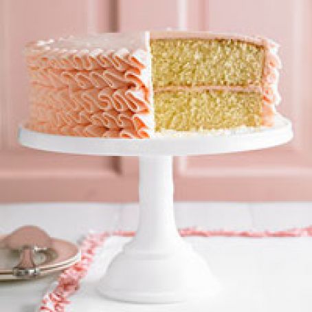 Vanilla Ruffle Cake