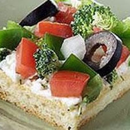 Cool Veggie Pizza Appetizer
