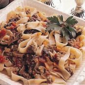 Pasta with Bolognese Meat Sauce