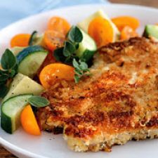 Parmesan and herb crumbed pork chops