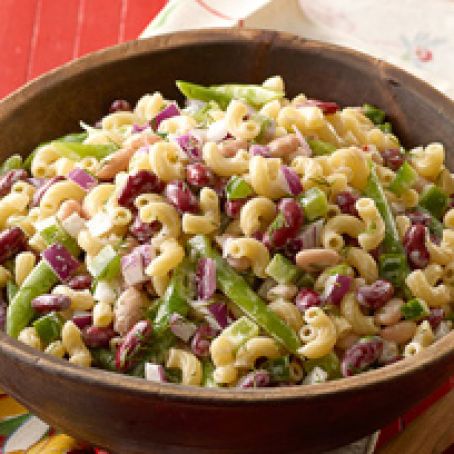 Three-Bean Macaroni Salad