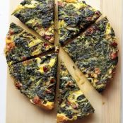 Spinach, Onion, and Bacon Frittata