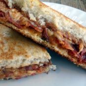Barbecue Bacon Grilled Cheese Sandwich & Giveaway Winner!