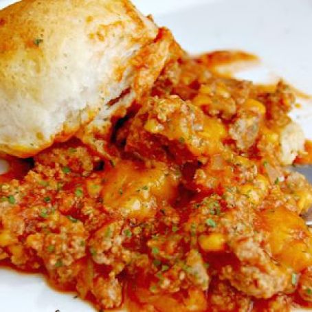 Cheeseburger Biscuit Bake