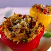 Orzo Stuffed Peppers