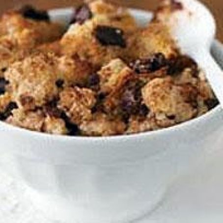 Rustic Chocolate-Cinnamon Bread Pudding