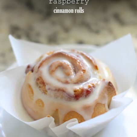 Pancake Mix Raspberry Cinnamon Rolls