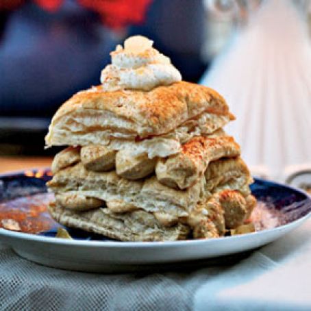 Pumpkin-Cream Cheese Napoleons