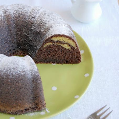 CAKE - Frangipane Ripple Chocolate Pound Cake