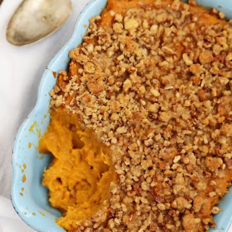 BUTTERY BROWN SUGAR SWEET POTATO CASSEROLE