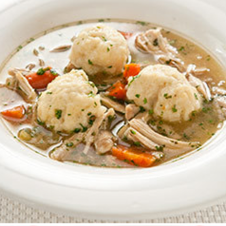 Lighter Chicken and Dumplings