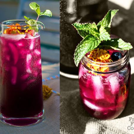 Blueberry Mint Agua Fresca