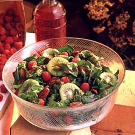 Raspberry Spinach Salad