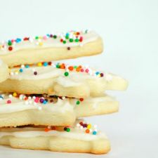 Sour Cream Cut-Out Cookies with Cream Cheese Icing