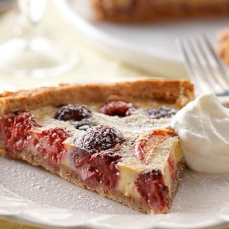 Summer Fruit Custard Tart