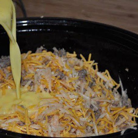 Crock Pot Breakfast Casserole/ FB/ Vicky