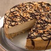 Peanut Butter Cheesecake with Pretzel Crust