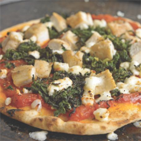 Chicken Spinach Pita Pizza