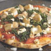 Chicken Spinach Pita Pizza
