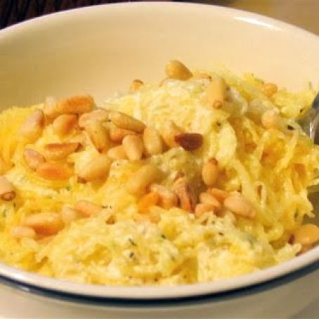 Spaghetti Squash with Ricotta, Sage, and Pine Nuts
