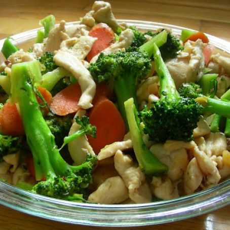 Crystal Chicken with Broccoli