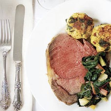 Herb and Salt Crusted Standing Rib Roast