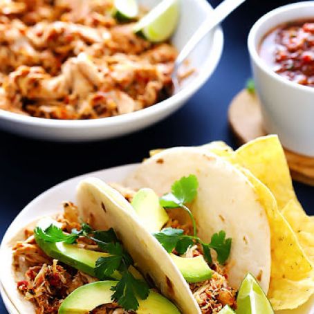 2-INGREDIENT SLOW COOKER SALSA CHICKEN