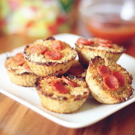 pizza - Mini Cauliflower Pizza Bites
