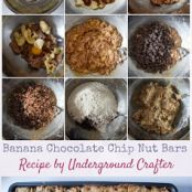 Banana Chocolate Chip Nut Bars recipe