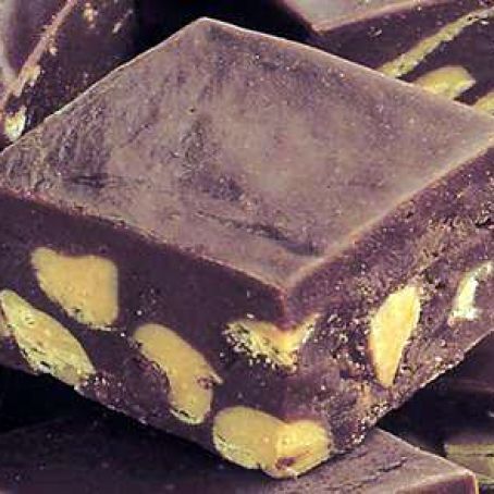 Chocolate Peanut Butter Chip Fudge