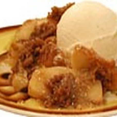 Aunt Jimmy's Streusel Apple Crisp