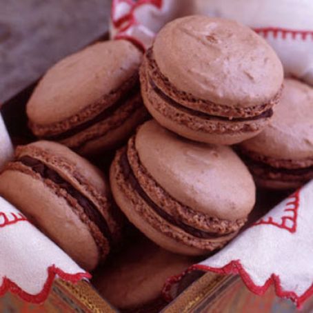 Hazelnut-Mocha Macaroons