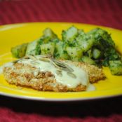 Pepita Crusted Pacific Halibut with Cilantro Serrano Cream
