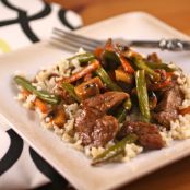 Thai beef stir-fry