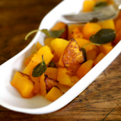 Butternut Squash Roasted with Sage and Coconut