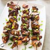 Grilled Pork Kebabs with Glaze Variation