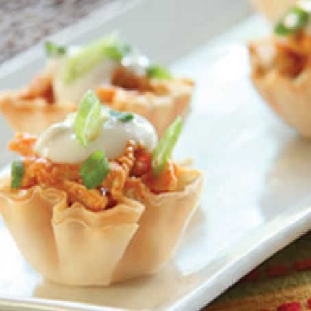 Buffalo Wing Phyllo Bite