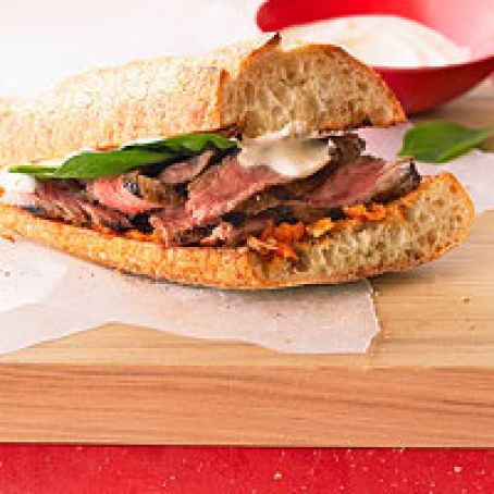 Grilled Habanero Steak Sandwiches