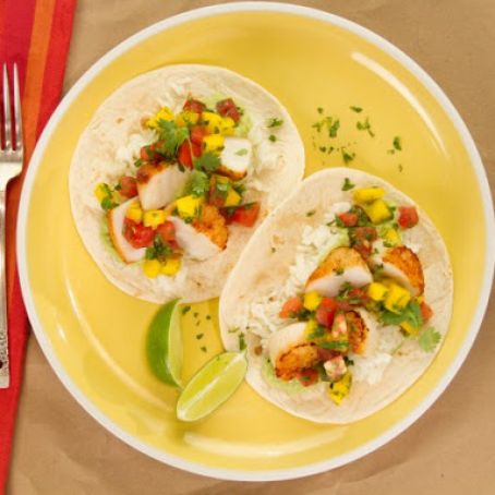 Cumin-Seared Scallop Tacos