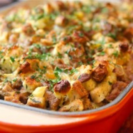 Baked Apple Pear Stuffing