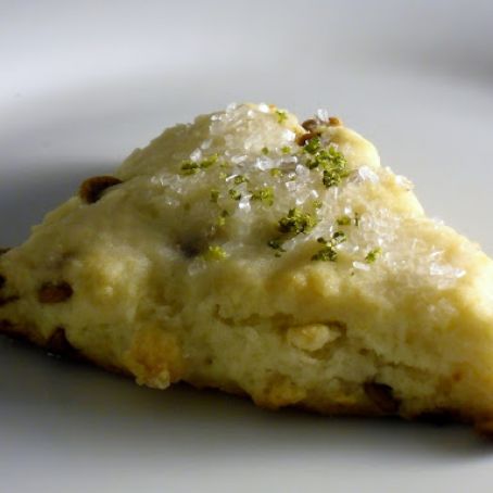 Key Lime and White Chocolate Scones