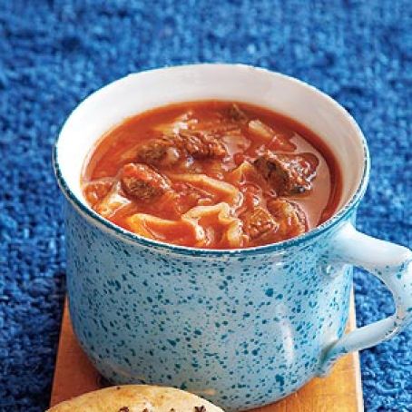 Beef and Cabbage Borscht